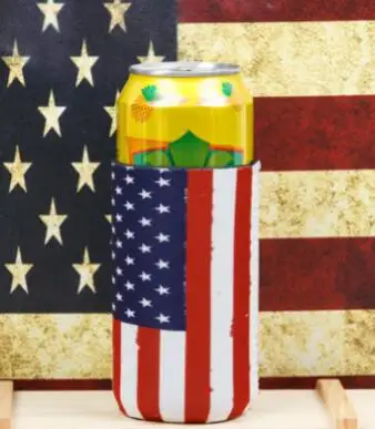4th Of July Bottle Cover Bag USA FlagWine Bottle Gift For Patriotic Party Dinner Table Decoration Wine Gadgets for Women