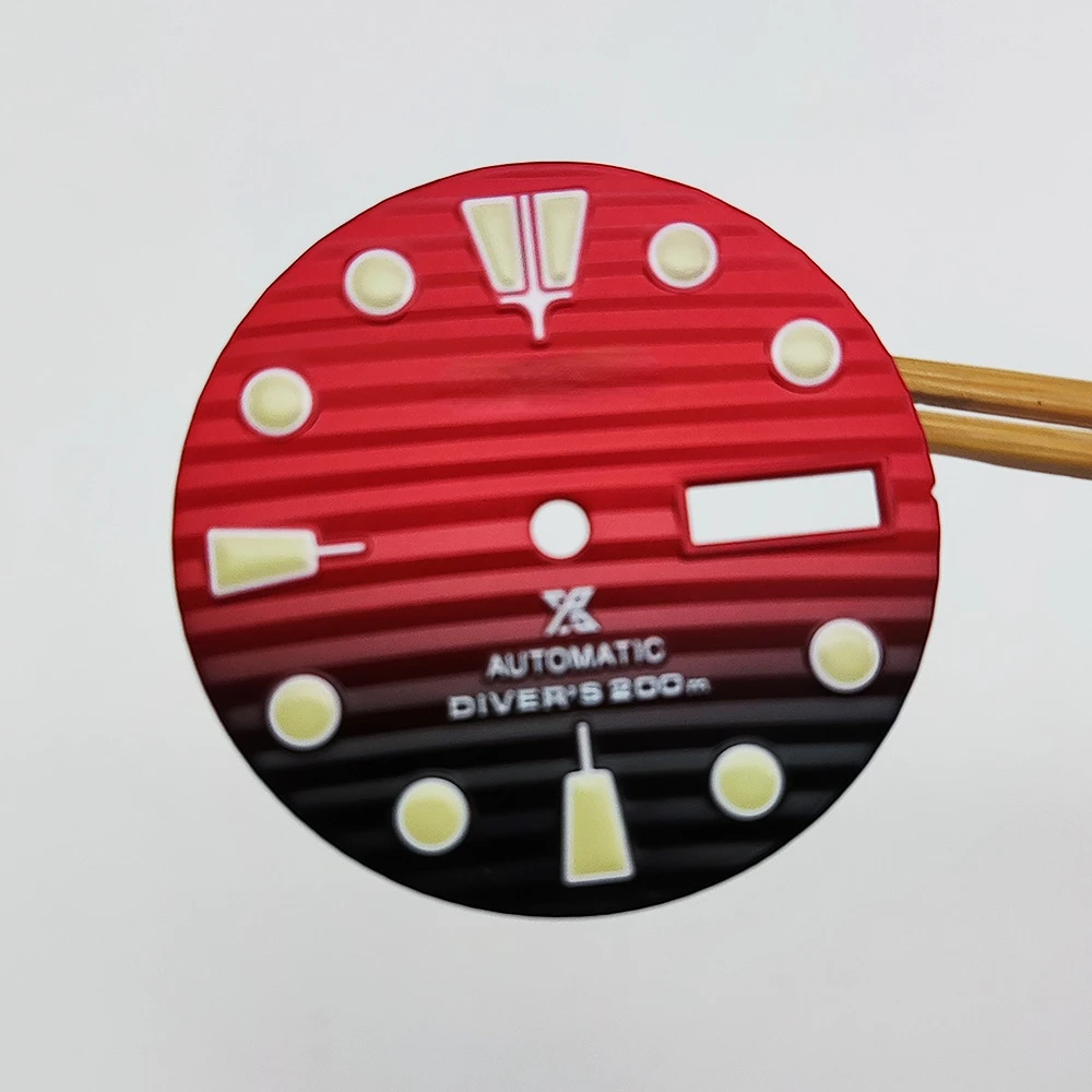 S Modification of Watch Accessories Mechanical Watch Dial Suitable for Precision Abalone NH36 Strong Luminous 28.5 Watch Dial