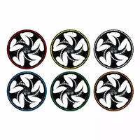 new 16pcs 18 strips motorcycle car wheel tire stickers reflective rim tape high quality fashion motorbike auto decals 28
