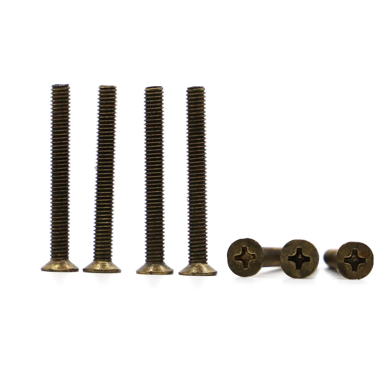 

5-50 шт. M2 M2.5 M3 M4 M5 M6 GB819 латунные крестообразные медные винты с потайной головкой и плоской головкой Phillips