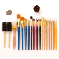 25 pcsset multifunction nylon hair brush pen high quality watercolor brush pen professional painting art supplies