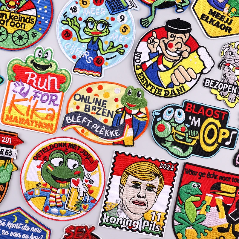 Новинка 2025 эмблема Нэдерленда нашивка с вышивкой сделай сам железные нашивки в