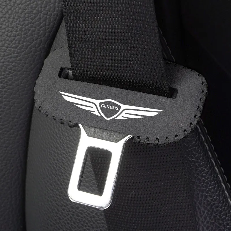 Универсальный автомобильный ремень безопасности с пряжкой защитный кожаный