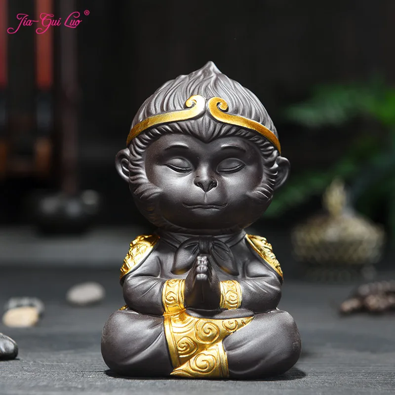JIA-GUI LUO Фиолетовый Глиняный чай с обезьяной Король Чай для домашних животных