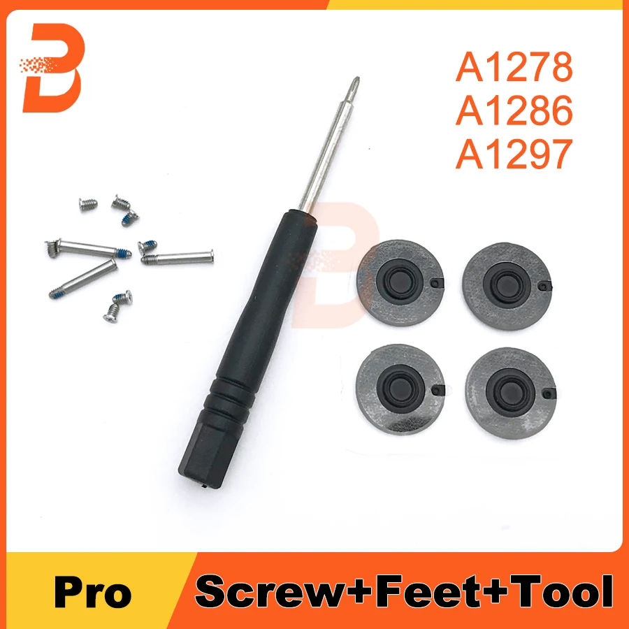 Новинка для MacBook Pro 13 дюймов A1278 15 A1286 17 A1297 Нижняя крышка ножки Винты Набор отверток