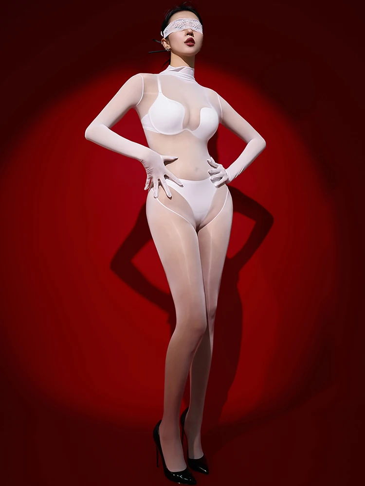 Водолазка с отдельными пальцами боди бесшовный бюст близкий рост женское