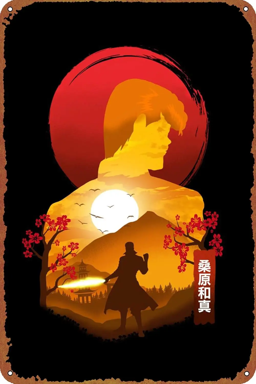 Kuwabara Ghost Fighter постер ретро металлическая жестяная вывеска винтажный настенный