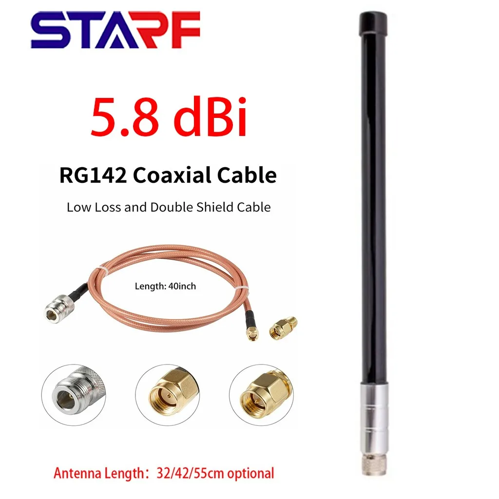 

7/10/12dBi Helium Hotspot HNT Miners Antenna Set 860-930MHz Fiberglass Aerial With RG142 Cable For Indoors Outdoors
