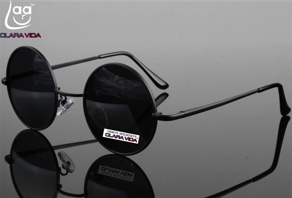 

= Clear VIDA = высококачественные круглые поляризованные солнцезащитные очки в стиле ретро из алюминиево-магниевого сплава для мужчин и женщин, зеркальные поляризованные солнцезащитные очки