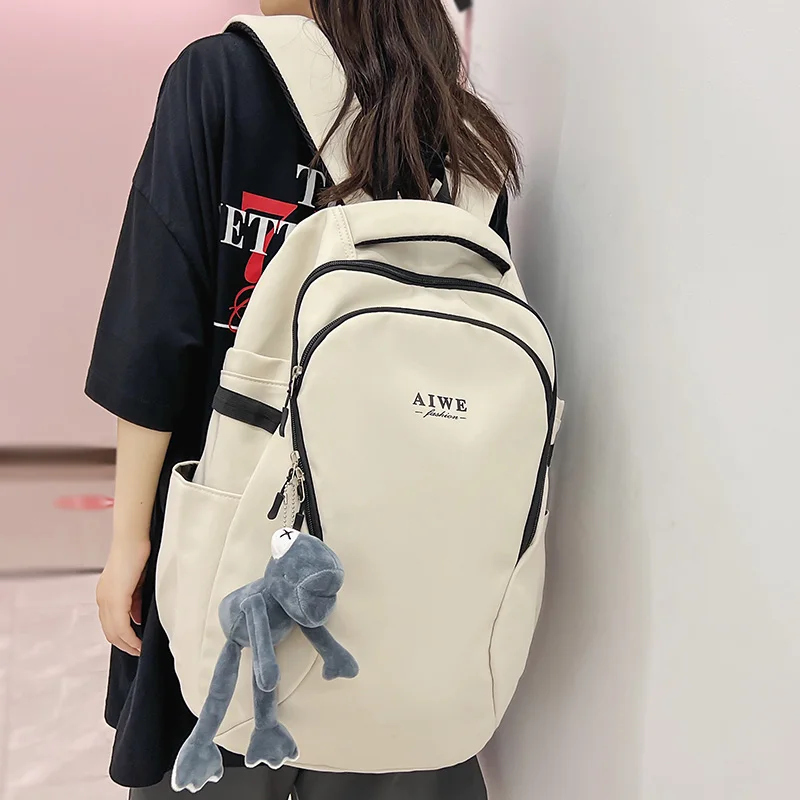 

Вместительная Водонепроницаемая школьная сумка для мальчиков и девочек, дорожный ранец для мужчин и женщин, модные удобные Сумки для книг д...