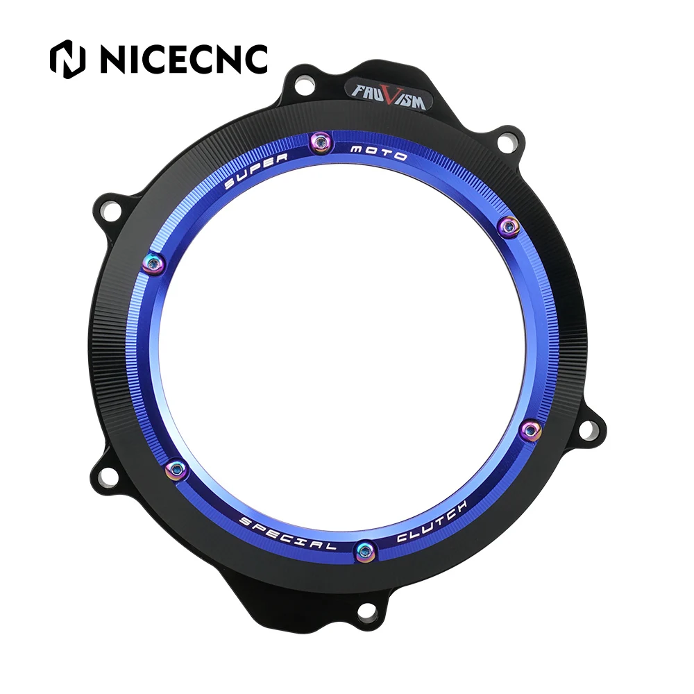 NICECNC موتوكروس الألومنيوم واضح مخلب غطاء المحرك حامي الحرس لياماها YZ250 1999-2020 YZ250X 16-20 الأزرق الملحقات