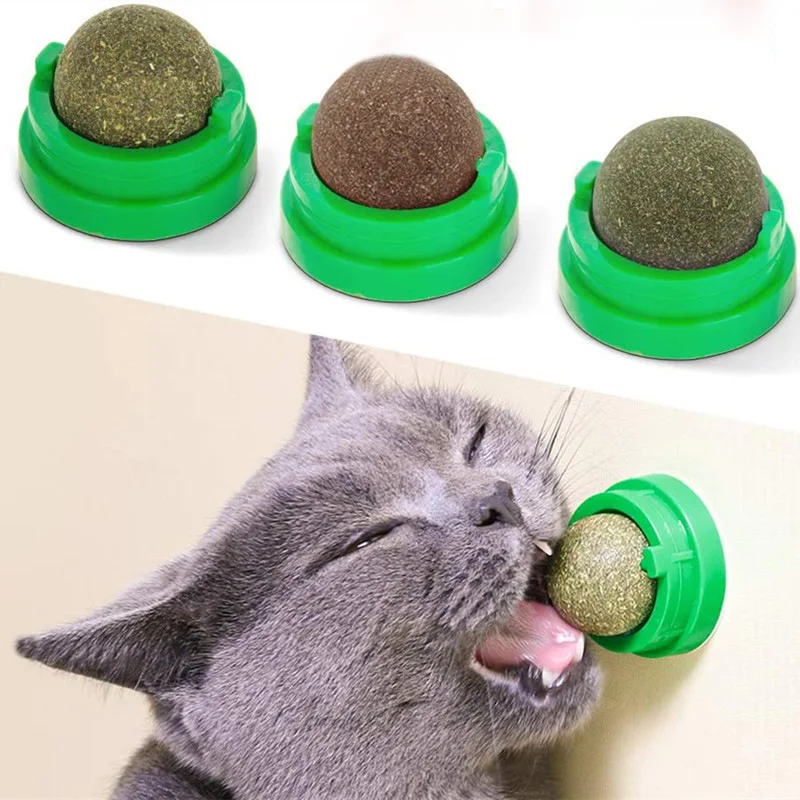Натуральная кошачья мята Cat Wall Stick-on Ball