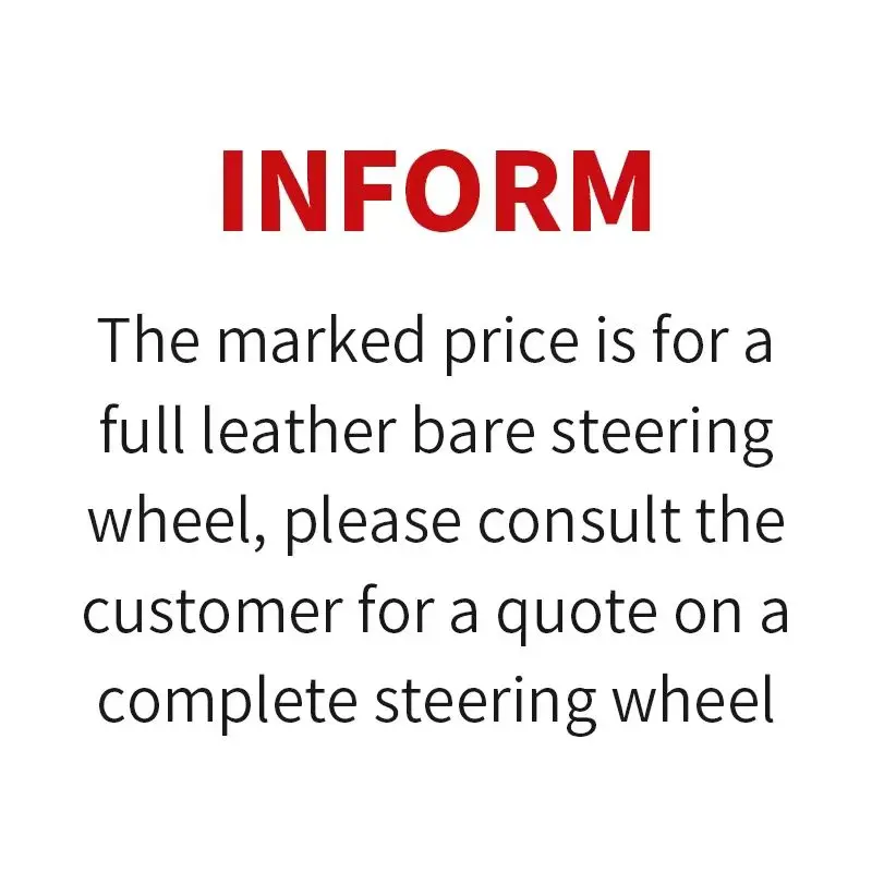 Кожаный автомобильный руль YLA для BMW M3 M4 M5 M6 F30 F10 F15 F36 F01 F20 F22 F25 F31 F32 E70 E71 E90 E91 E92 X1 X2 X3 X4 X5 X6 (art.: 3920d2a002b29) - 3920d2a002b29