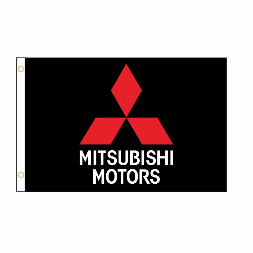 

Флаг Mitsubishi Motors, баннер для дома, вечеринки, путешествия, фотомероприятия, праздничное украшение, подарок, многоразовый, настраиваемый