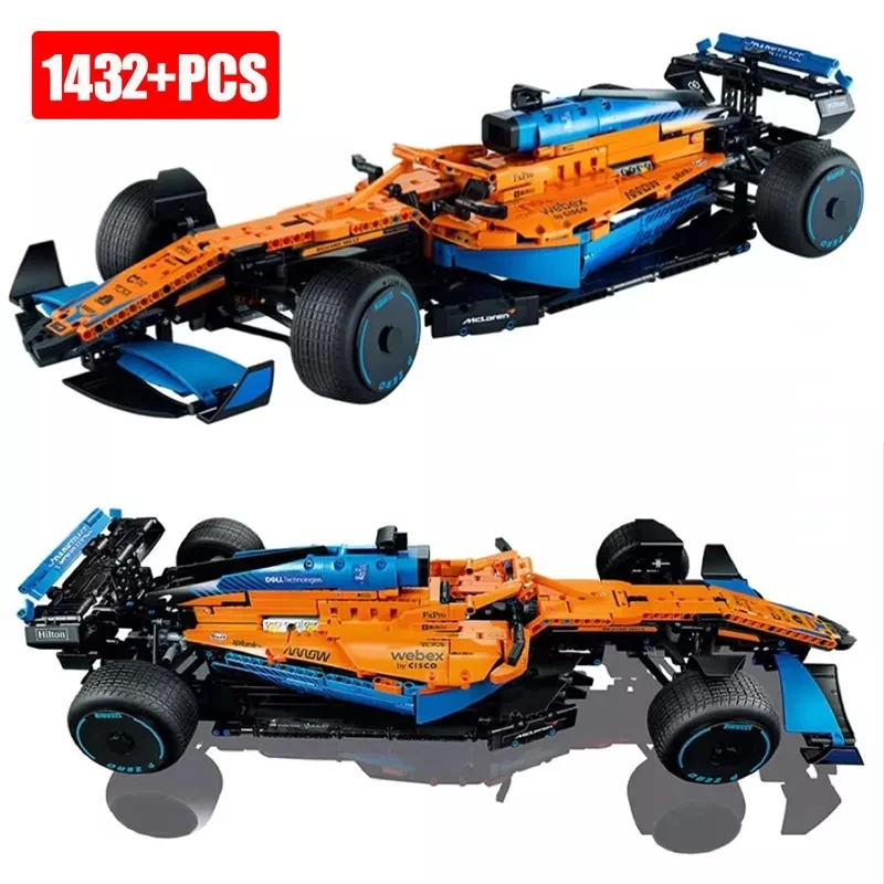 

Новинка F1 технический 42141 McLarens Формула 1 Модель гоночного автомобиля наборы строительных блоков городской автомобиль кубики MOC игрушки для детей 2022