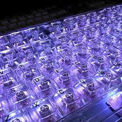 Прозрачные колпачки для клавиш Lelelab Crystal SuperX