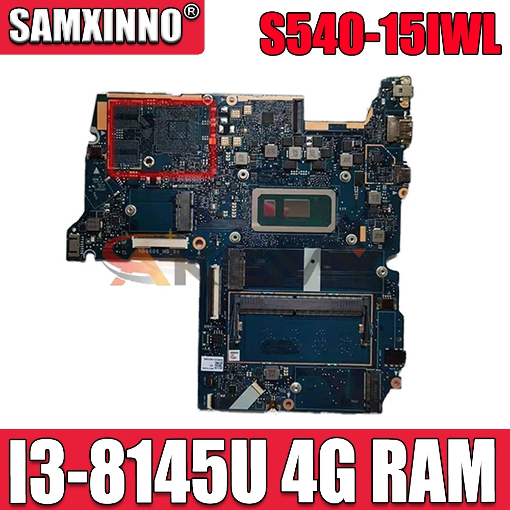 

Материнская плата для ноутбука Lenovo Ideapad S540-15IWL 81NE CPU:I3-8145U SRFFZ UAM RAM:4G FRU:5B20S42212 Test ok