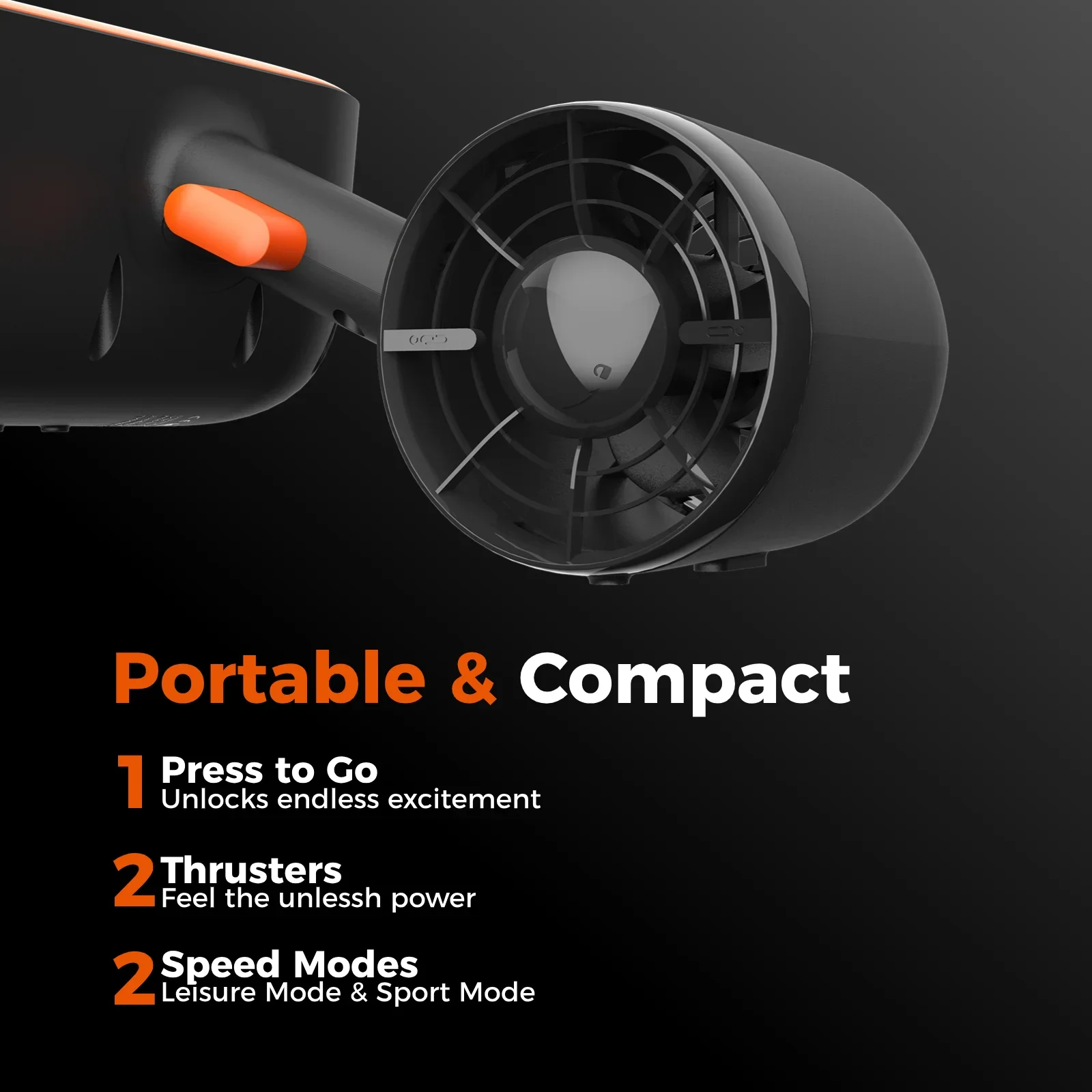 Женевмо S2 45 минут двойной мотор новый электрический морской скутер под водой