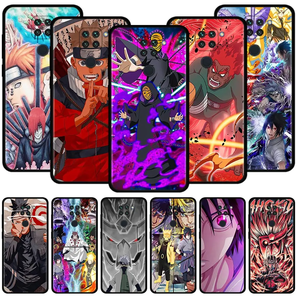 

Uzumaki Naruto Sasuke Might Guy Phone Case For Xiaomi Redmi K40 10C 10 9A 9C 9 K50 K40S Note 9S 9T 9 8T 11S 11T 11 10 8 Pro Capa