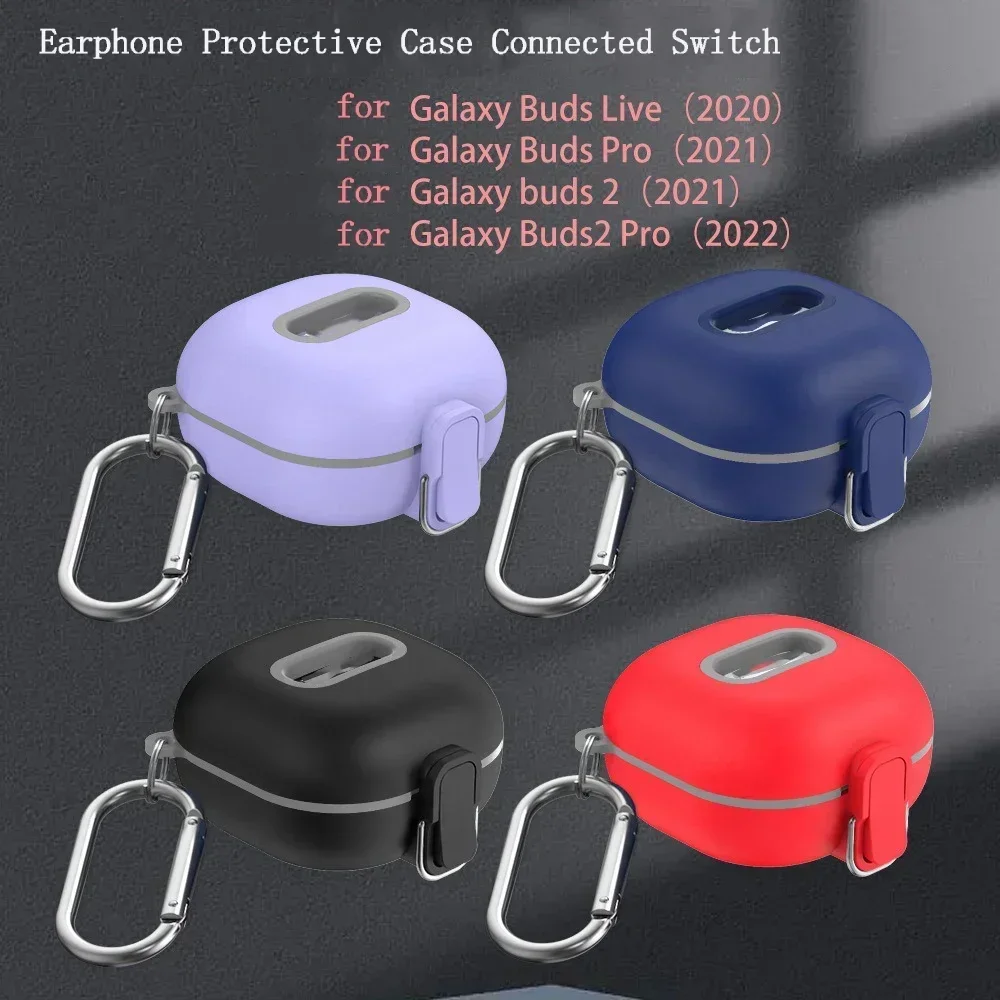 Защитный чехол для наушников с веревочным карабином Galaxy Buds Live/Pro/2