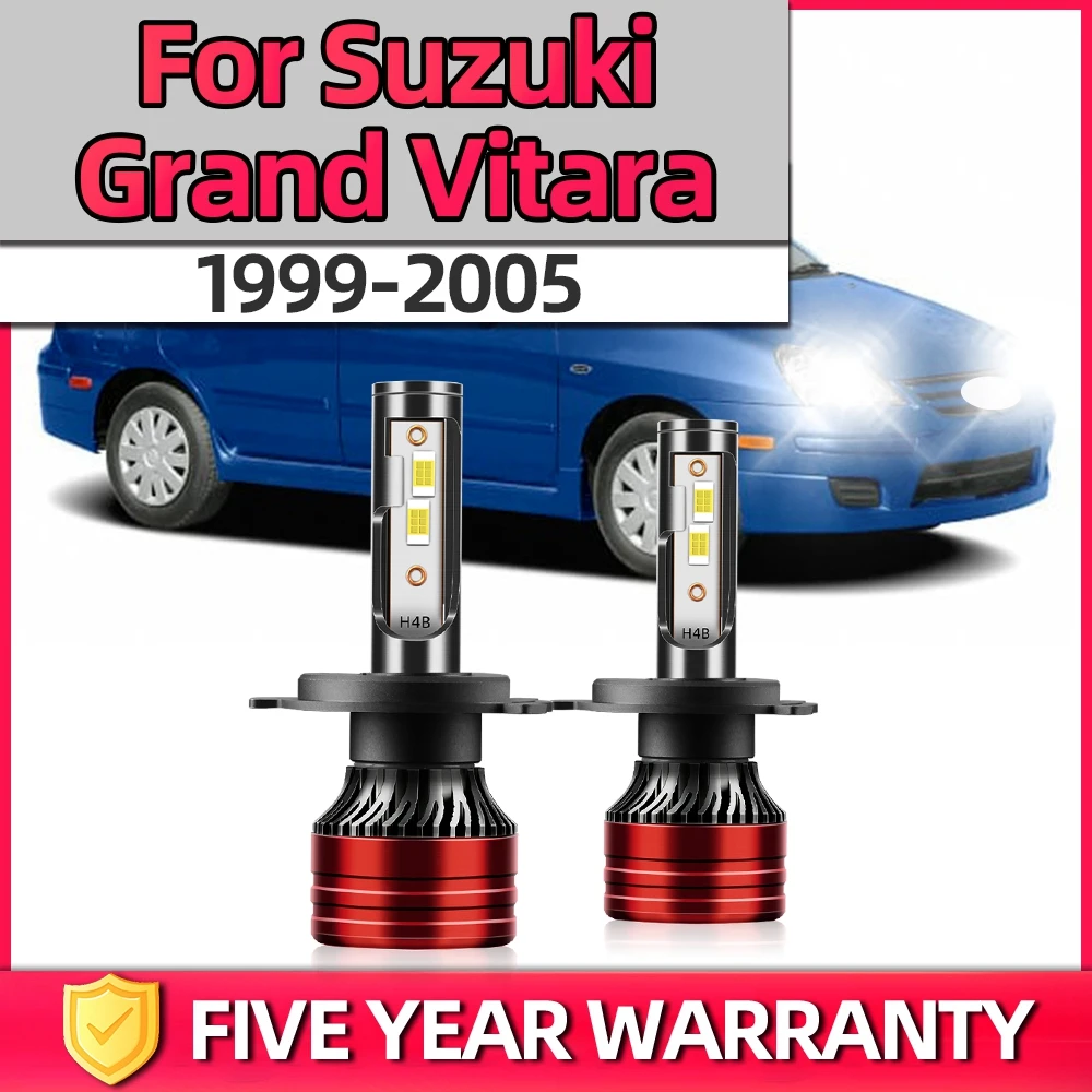 

TEENRAM H4 Hi/Lo Beam Car Accsesories Led Car Headlight 200 Lighting Range Auto Headlamp For Suzuki Grand Vitara 1999-2005