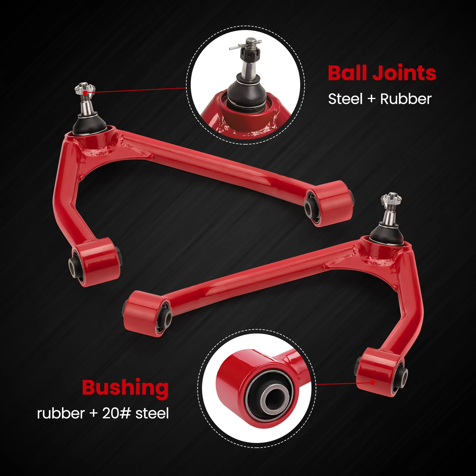 

Трубчатые рычаги управления, передняя часть для Chevrolet Silverado 1500, новый корпус 07-15, красный