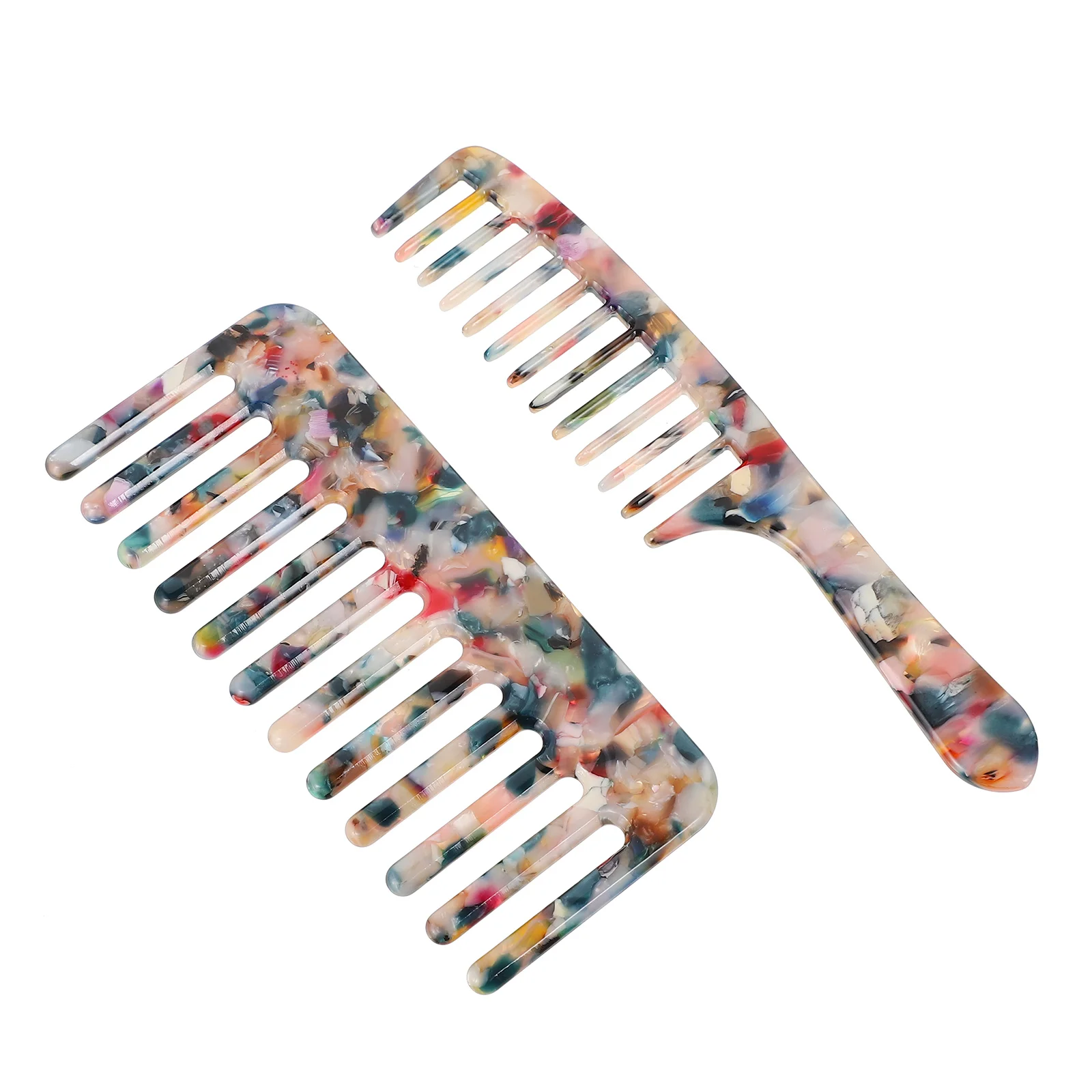 

Comb Hair Combs Tooth Wide Detangling Styling Salon Tortoise Women Brush Cutting Curly Fine Detangler Acetate Hairdressing Tail