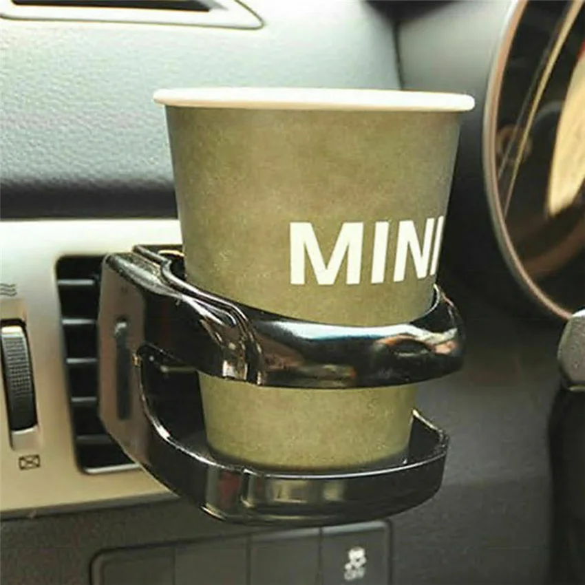 2PC Car Cup Holder Outlet Air Vent Cup Rack Beverage Mount Insert Stand Holder Drink Bottle Stand Container Hook Car Accessories