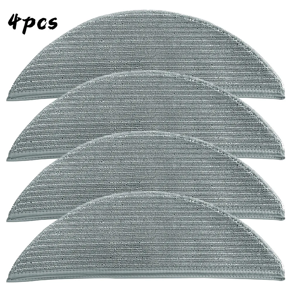 

4Pcs Microfiber Mop Strong Water Absorption Mop Cloth Replacement Accessories For Lydsto R1 Robotic Vacuum Cleaner Cleaning Part