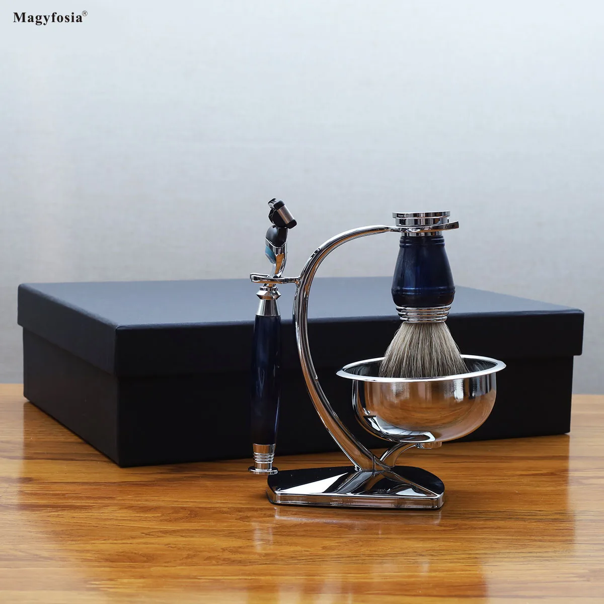 Magyfosia New Royalblue 5-слойная безопасная бритва с двойным лезвием набор для бритья