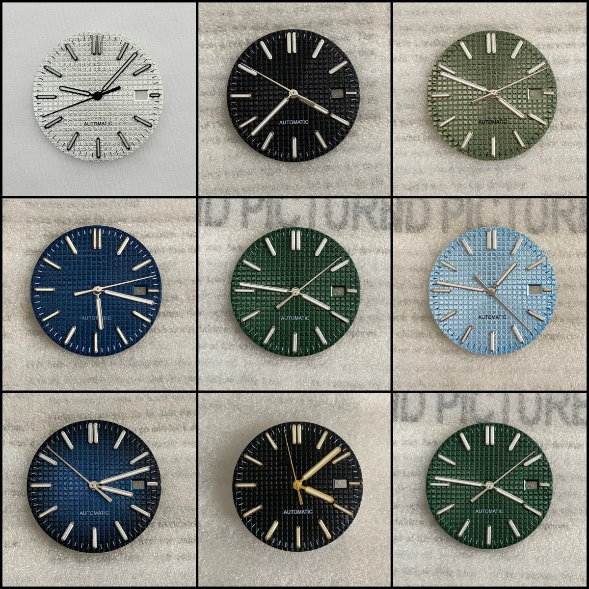 Циферблат часов 31 8 мм вафельный пиксельный циферблат подходит для nh35 nh36