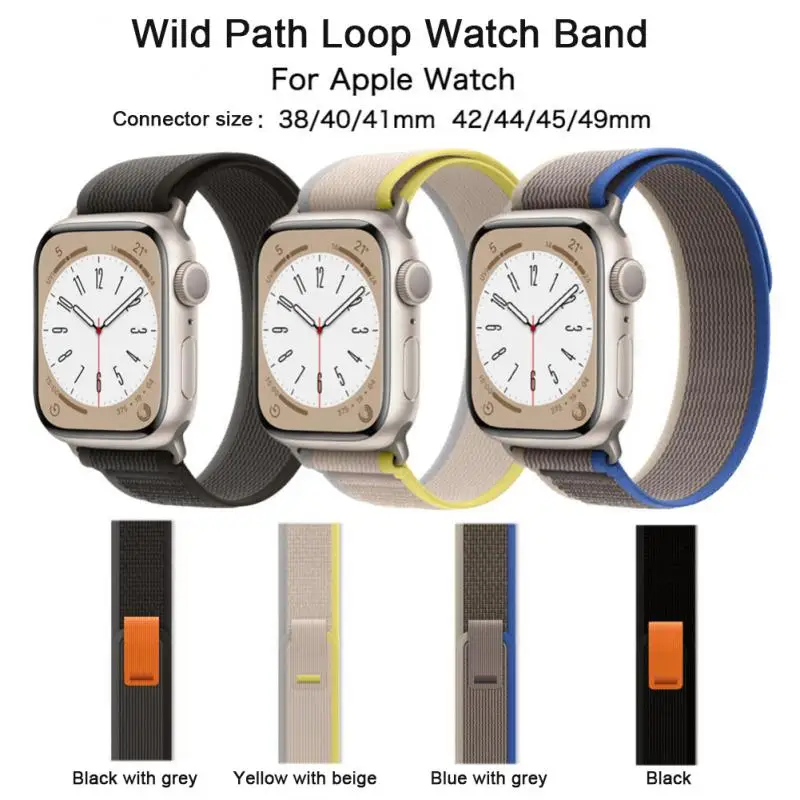 

Ремешок нейлоновый для Apple Watch IWatch Band 49/44/40/45/41/42/44/45/49 мм