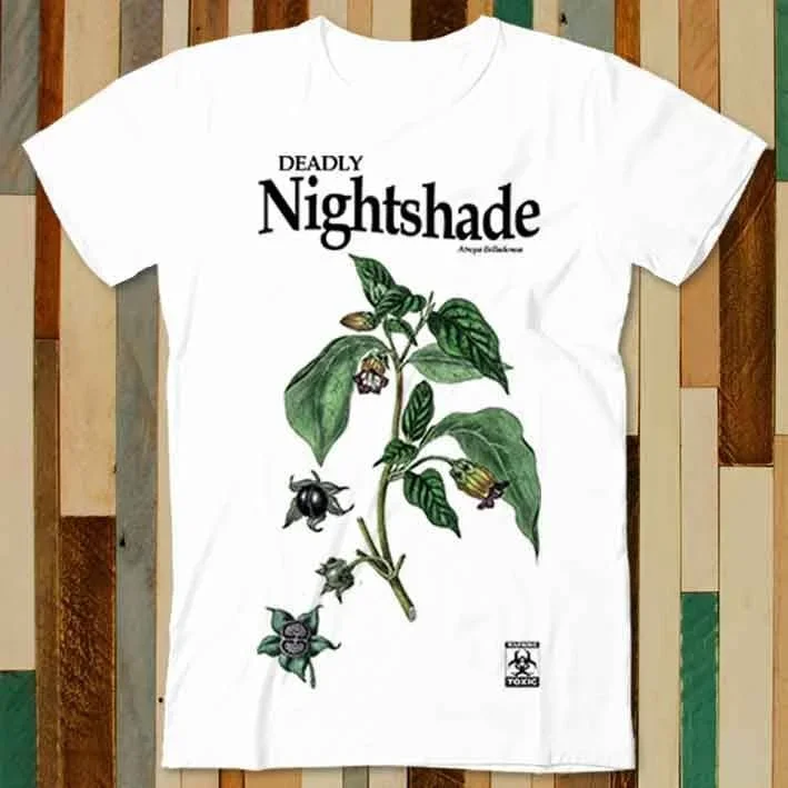 Смертельный ночной абажур Atropa Belladonna Plant Goth Flower Toxic