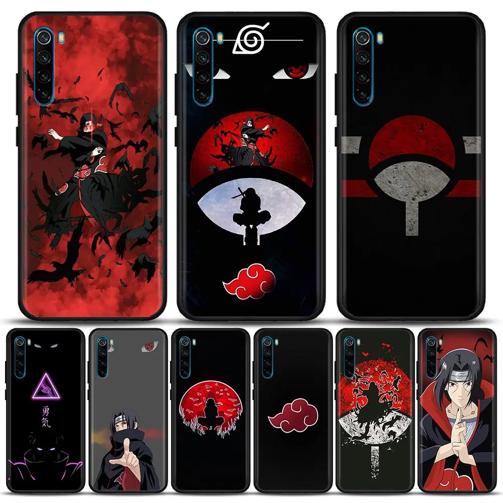 

Cute Naruto Itachi Uchiha Phone Case for Redmi 6 6A 7 7A 8 8A 9 9A 9C 9T 10 10C K40 K40S K50 Pro Plus Soft Silicone Case