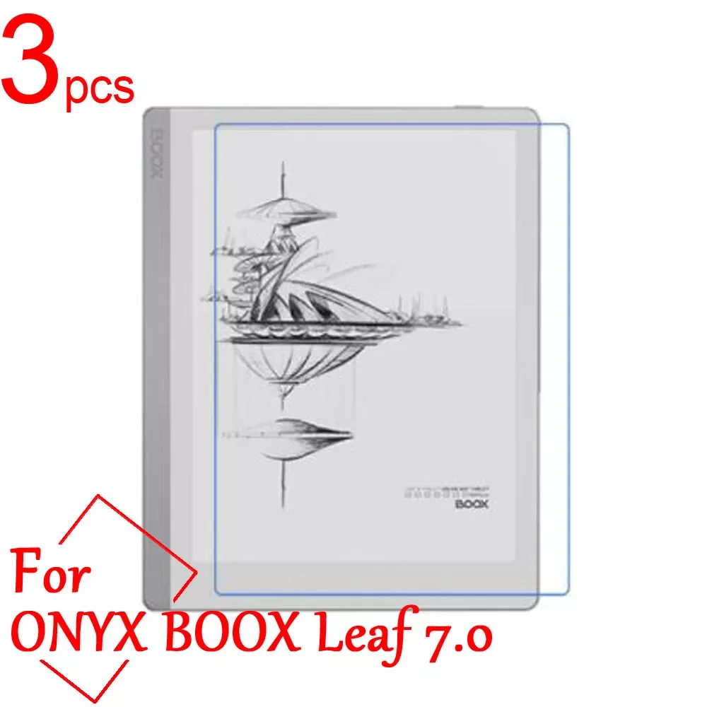 

3pcs/lot Ultra Clear/Matte/Nano anti-Explosion Soft HD LCD Screen Protectors Cover For ONYX BOOX Leaf 7" EBook Protective F