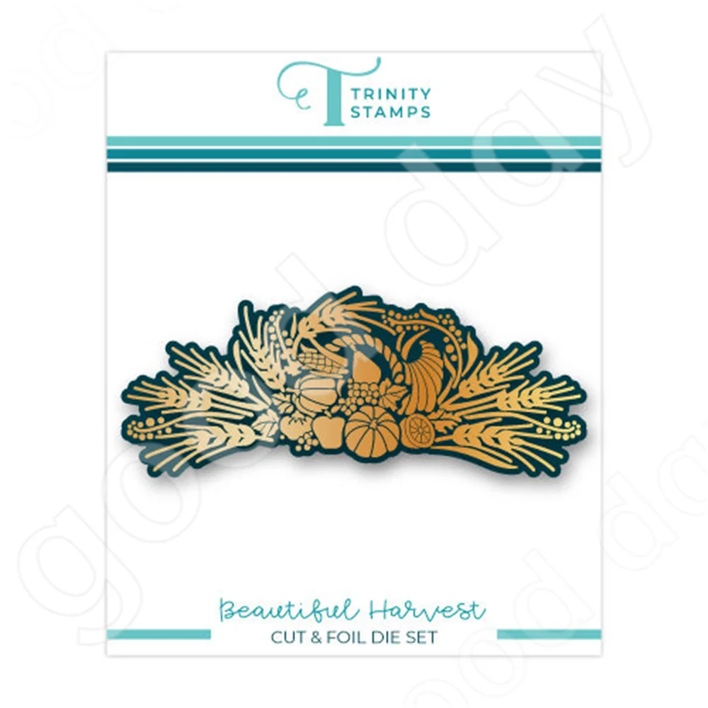 

Beautiful Harvest Metal Cutting Hot Foil Scrapbook Diary Decoration Embossing Template Diy Greeting Card Handmade New Arrival