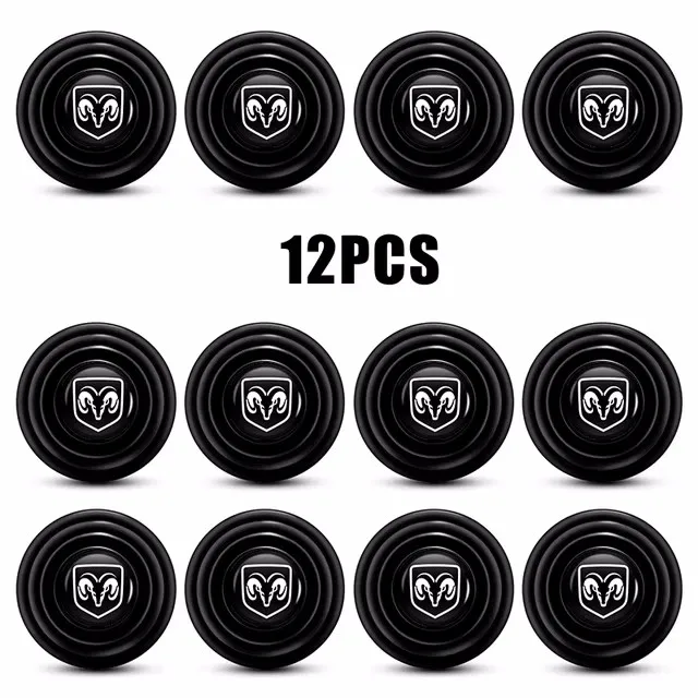 

4/8/12 шт., амортизатор с логотипом автомобиля, дверной багажник, акустический коврик для Dodge Ram Journey Charger Challenger Caliber Nitro Durango Avenger