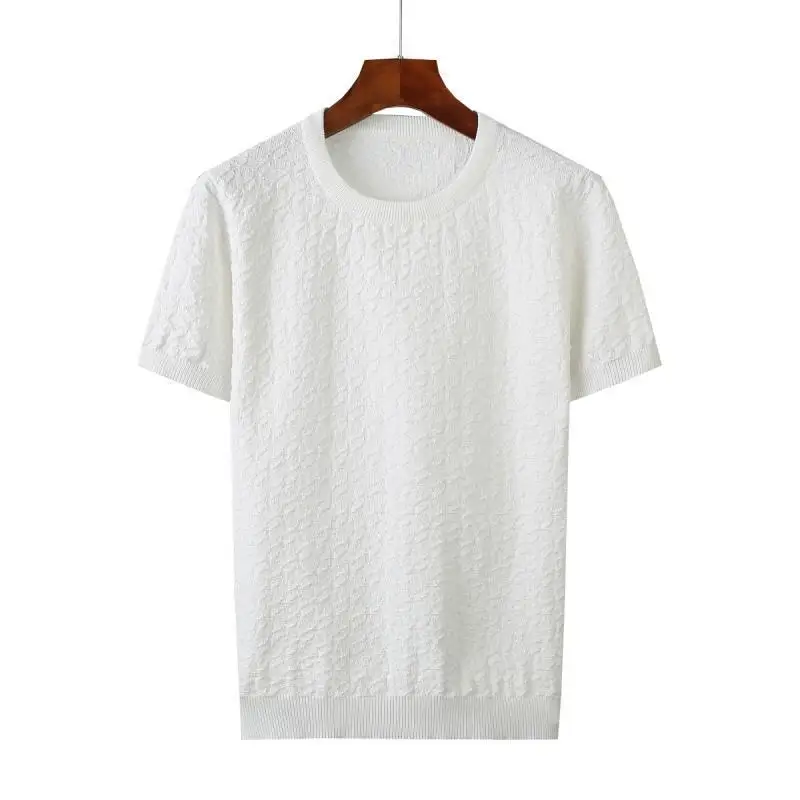 

Мужская Трикотажная футболка с коротким рукавом, с круглым вырезом