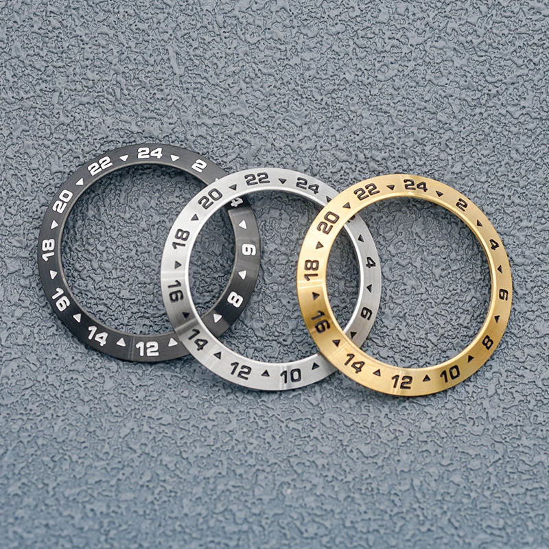 

Mod NH35 Case Bezel Insert SKX007 with Figure Stainless Steel Rotatable Bezel Fit Seiko Men Waterproof Watch Replace Bezel