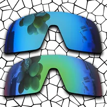 Oakley Sutro 편광 선글라스 용 스카이 블루 & 그린 렌즈 교체