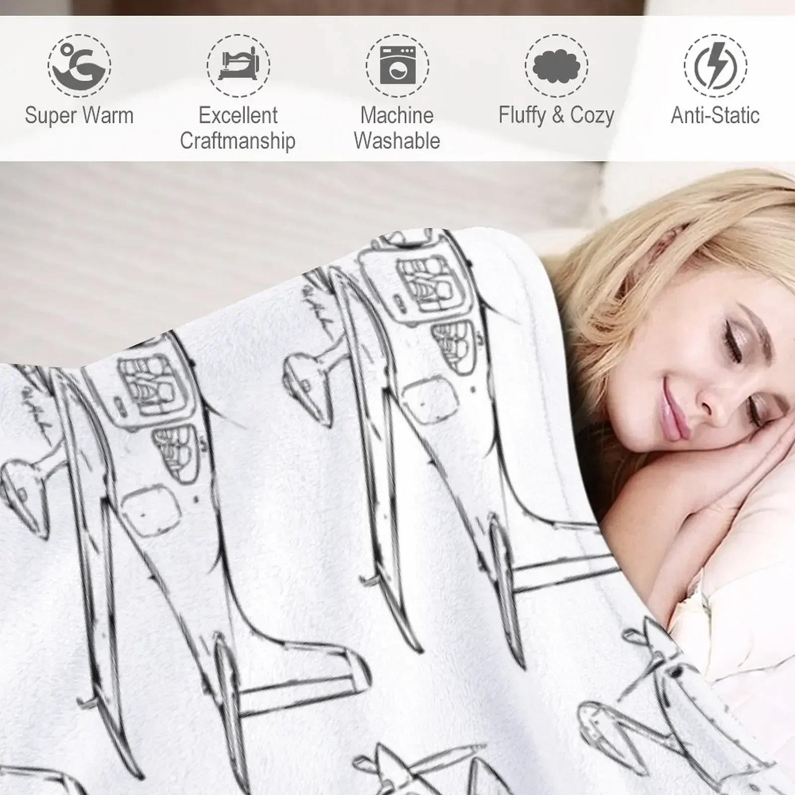 Cirrus SR-22 плед одеяло тяжелые Декоративные Мягкие Большие Смешные Фотообои