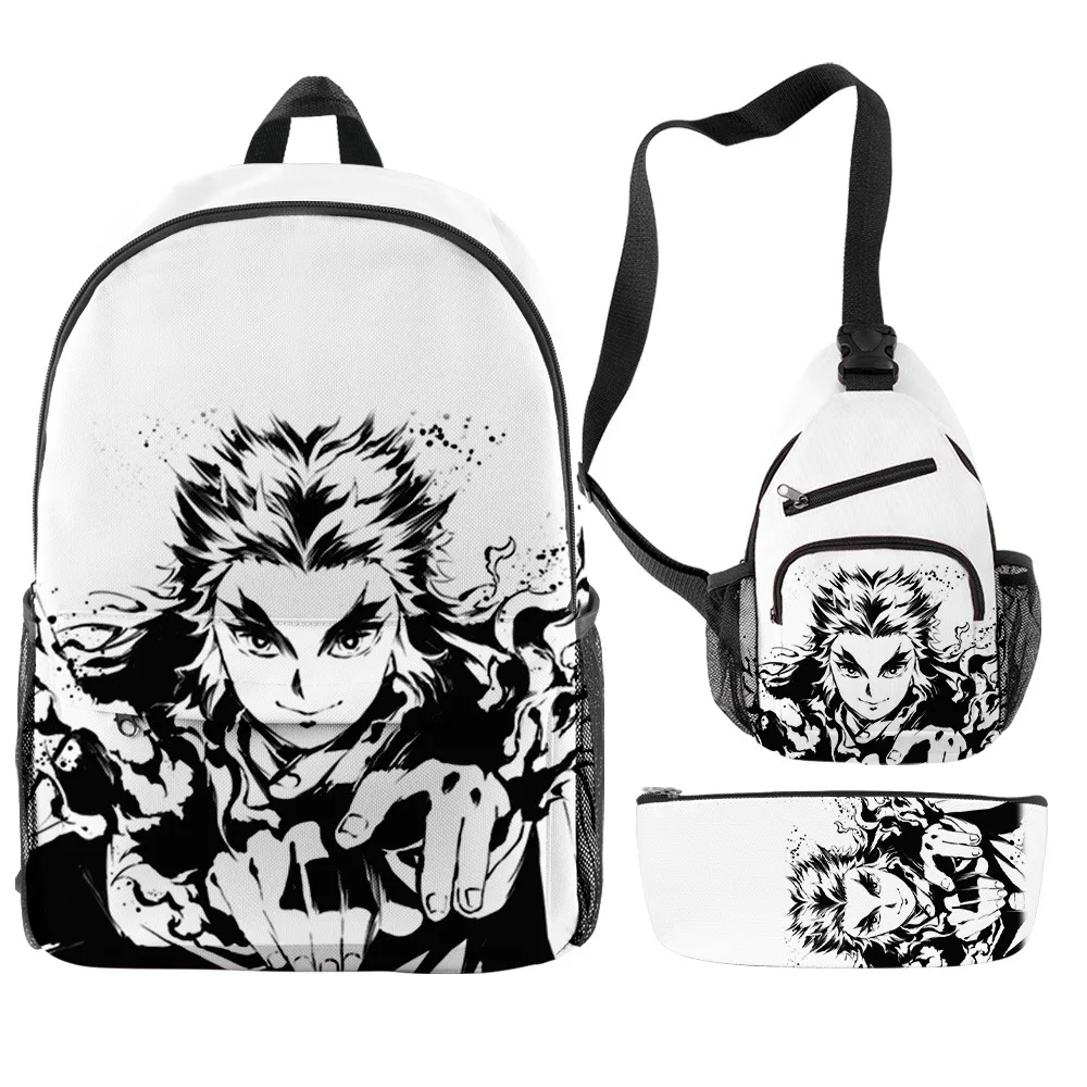 

3 шт./комплект, рюкзак с 3D-принтом для ноутбука