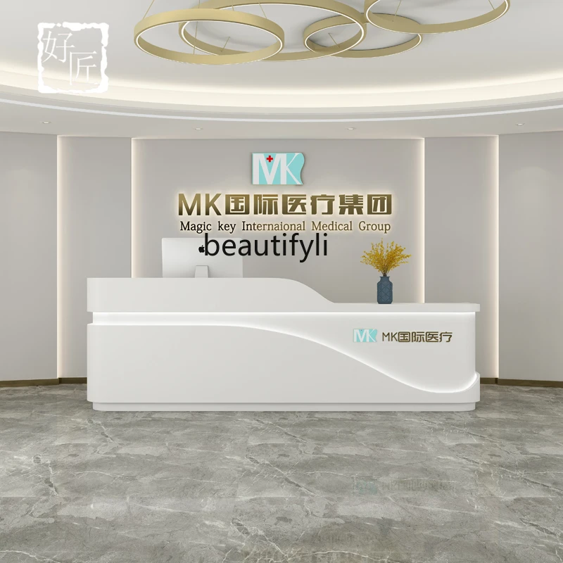 Кассовый стол простой современный магазин одежды для салона красоты небольшой