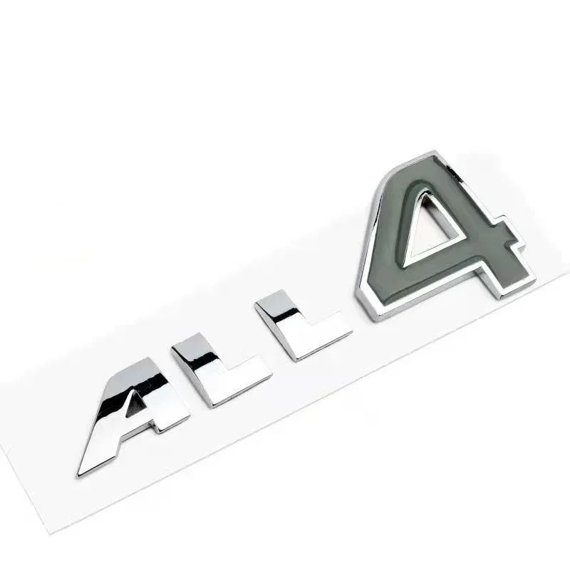 3D ABS логотип все 4 символа буквы наклейка значок на дверь автомобиля для