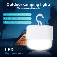 portable led camping light usb rechargeable emergency lamp bulbs home decor led hanging tent lamp bbq hiking outdoor led lantern