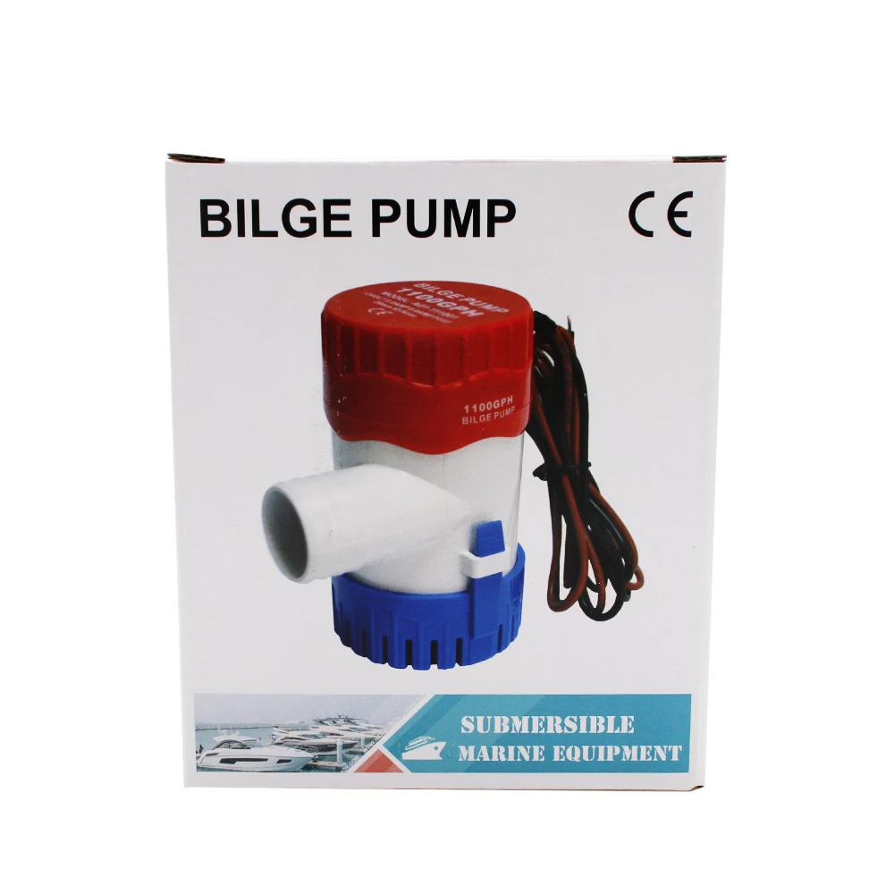 12V 24V 220V 60L/min 1100GPH Bilge Pump Mini Boat Pumps 12 V Submersible Kayak Rule Water 24 Volt Garden Rinse Car Wash Bath images - 6