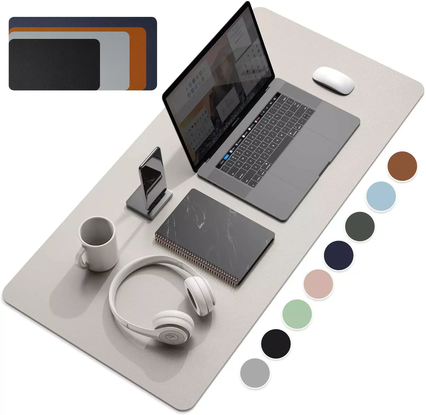 

NEW Large Size Office Desk Protector Mat PU Leather Waterproof Mouse Pad Desktop Keyboard Desk Pad Gaming Mousepad PC Accessorie