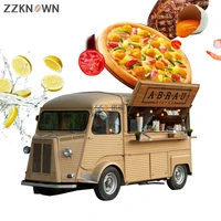 burger caravan trailer fast food trailer ice cream cart churros truck cheap food truck