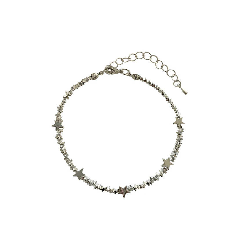 Серебряный браслет XINGX из сломанного серебра легкий роскошный изысканный