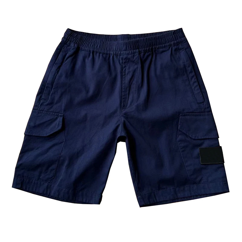

Summer Washable Cargo Shorts Men Clothing With Large Pockets Breathable Techwear Streetwear Pants Elastic Waist MA517